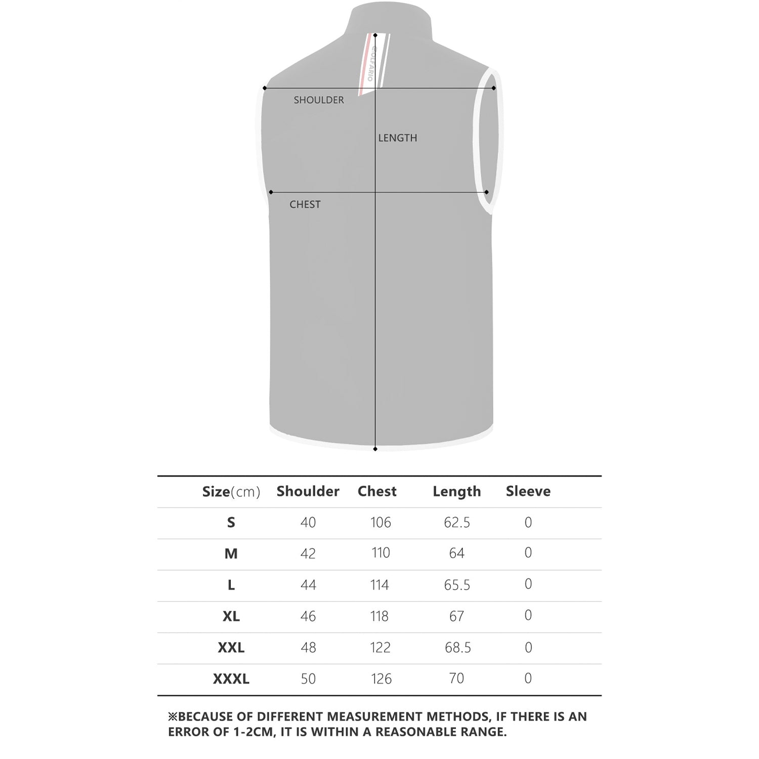 Golfario Core Men’s Sleeveless Golf Gilet
