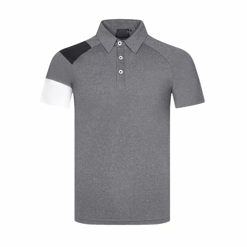 Golfario - Men's Lightweight Performance Solid Golf Polo View 2