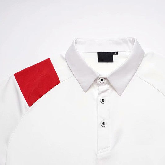 Golfario - Men's Lightweight Performance Solid Golf Polo View 4