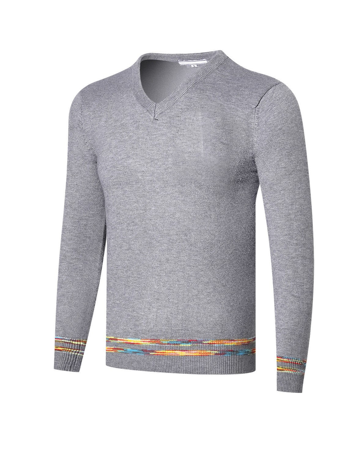 Golfario - Men's Thermal Crew-Neck Plaid Golf Pullover View 3